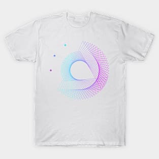 Abstract Line Art Geometry T-Shirt